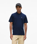 Karl Lagerfeld Ikon Jersey Polo Shirt Medieval Blue