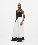 Karl Lagerfeld Pleated Wide-Leg Pants Pristine