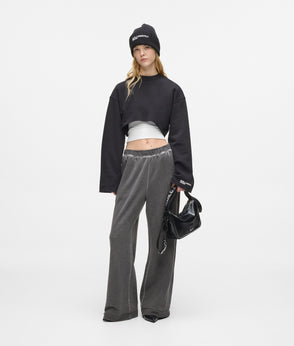 KarlLagerfeld Two-Tone Denim Shopper Black Denim-Grey Denim