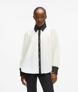 Karl Lagerfeld Pleated Shirt Pristine