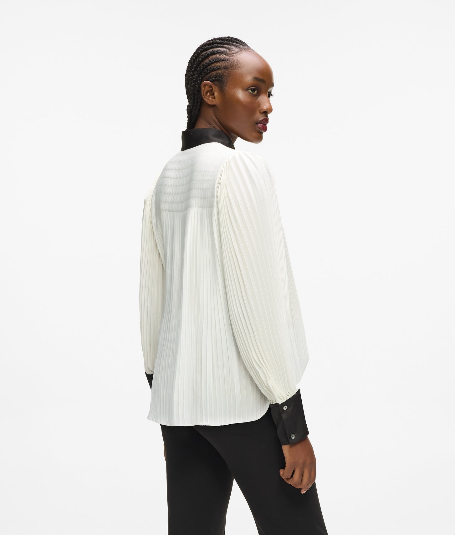 Karl Lagerfeld Pleated Shirt Pristine