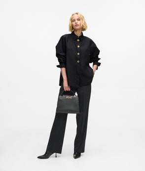KarlLagerfeld Kautograph Small Top Handle Bag Black/Gold