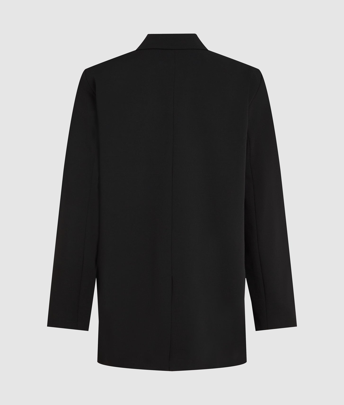 Karl Lagerfeld Denim Panel Blazer Washed Black-Black