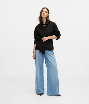 KarlLagerfeld Kautograph Padlock Mini Shoulder Bag Black/Gold