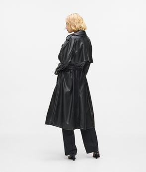 KarlLagerfeld Ksignature Oversized Moon Bag Black-Nickel
