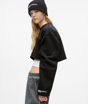 Karl Lagerfeld Washed Wide Leg Sweatpants Magnet