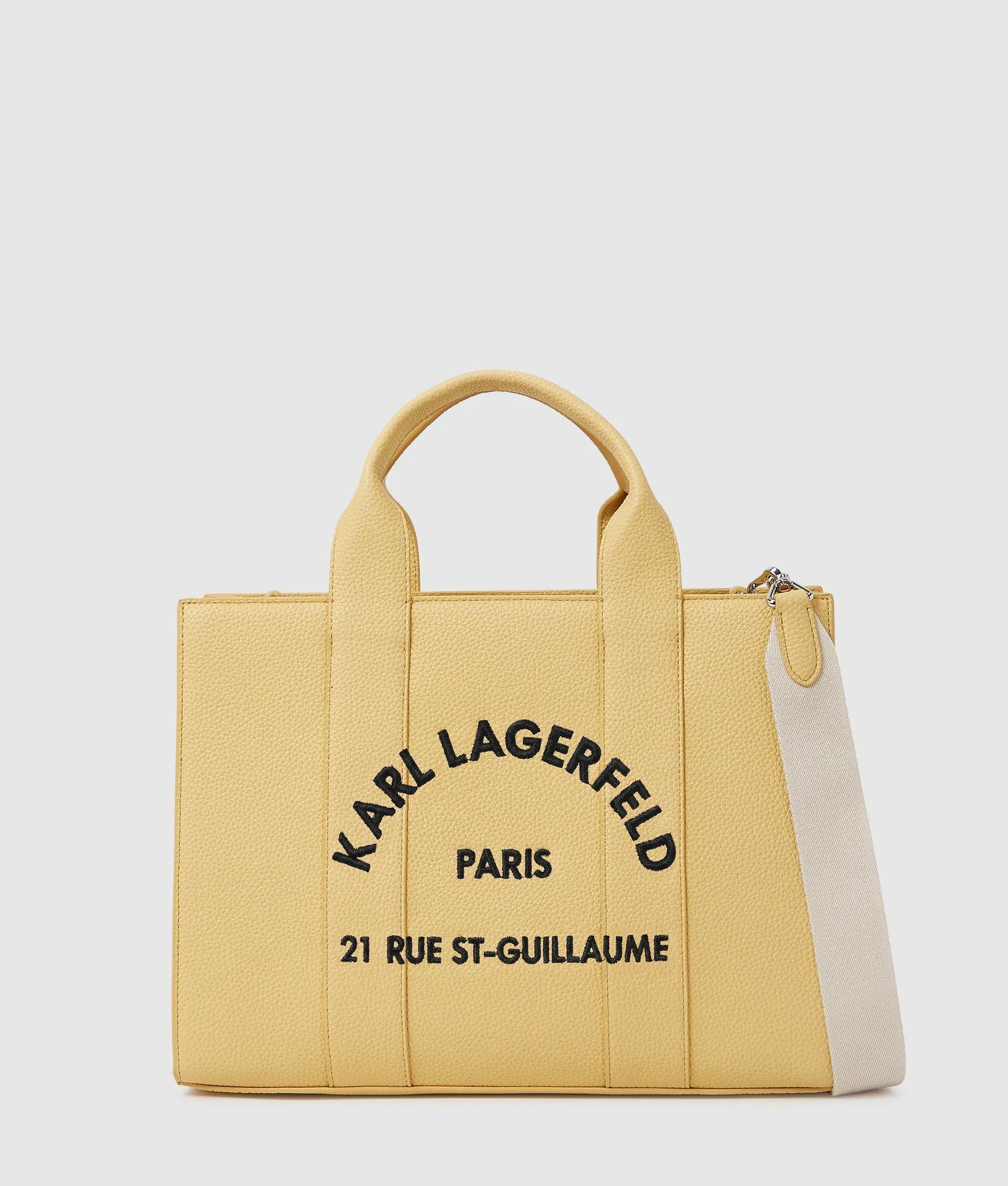 KarlLagerfeld Rue St-Guillaume Medium Tote Bag Sunlight