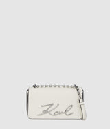 KarlLagerfeld Ksignature Small Crossbody Bag Off White