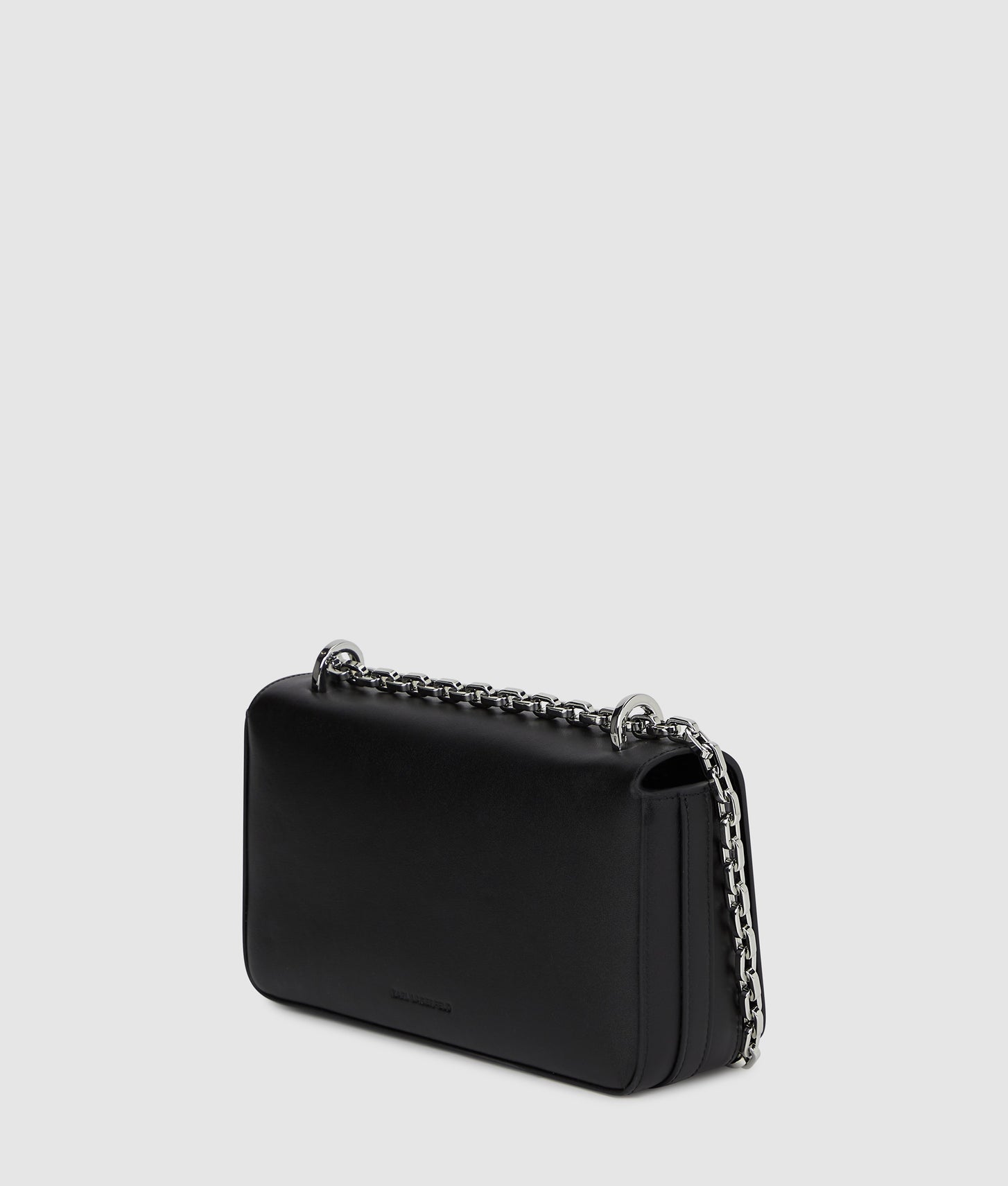 KarlLagerfeld Ksignature Small Crossbody Bag Black-Nickel
