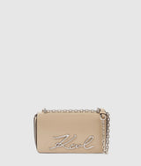 KarlLagerfeld Ksignature Small Crossbody Bag Safari