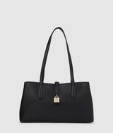 KarlLagerfeld Kautograph Padlock Tote Bag Black/Gold