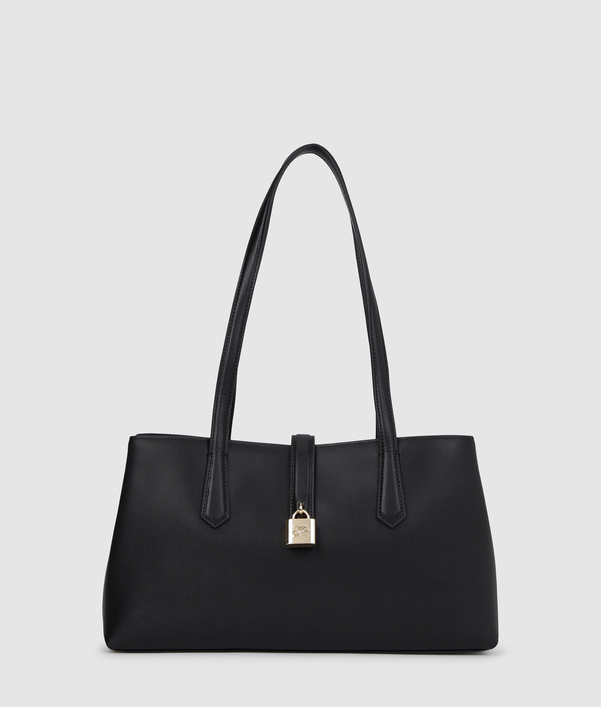 KarlLagerfeld Kautograph Padlock Tote Bag Black/Gold