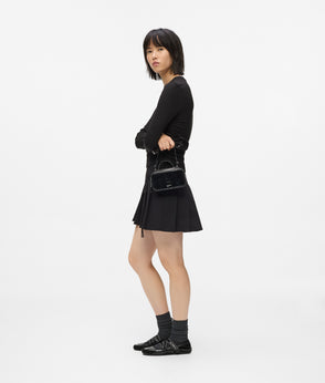 Karl Lagerfeld Denim Panel Blazer Washed Black-Black