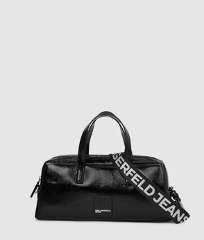 Karl Lagerfeld Wide Leg Tailored Pants Washed Black