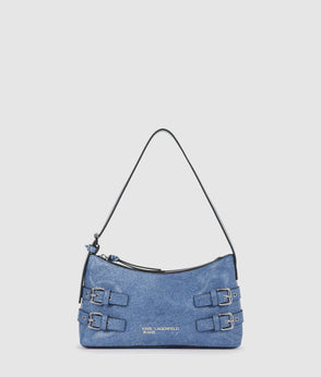 Karl Lagerfeld Denim Bodice Dress Washed Blue-Black
