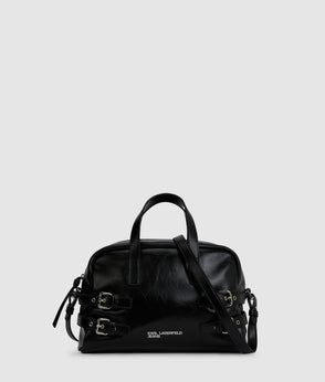 Karl Lagerfeld Tie Back Shirt Washed Black