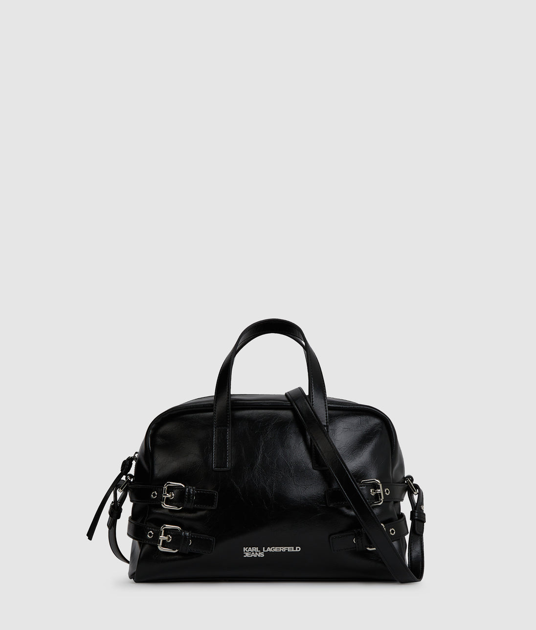 Karl Lagerfeld Pleated Tie-Detail Mini Skirt Black