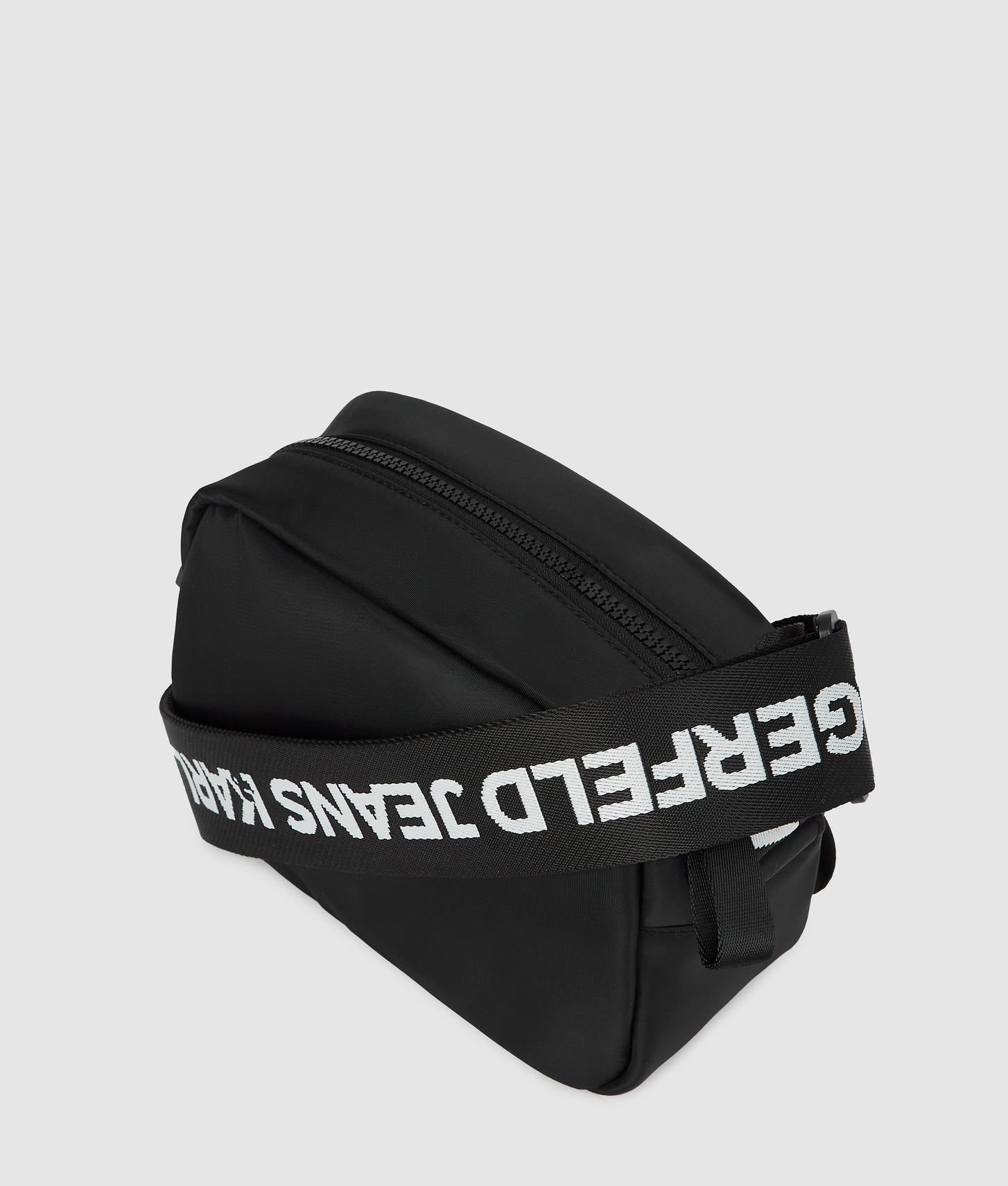 KarlLagerfeld Logo Nylon Crossbody Bag Black