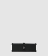 KarlLagerfeld Kautograph Padlock Trunk Clutch Black-Nickel