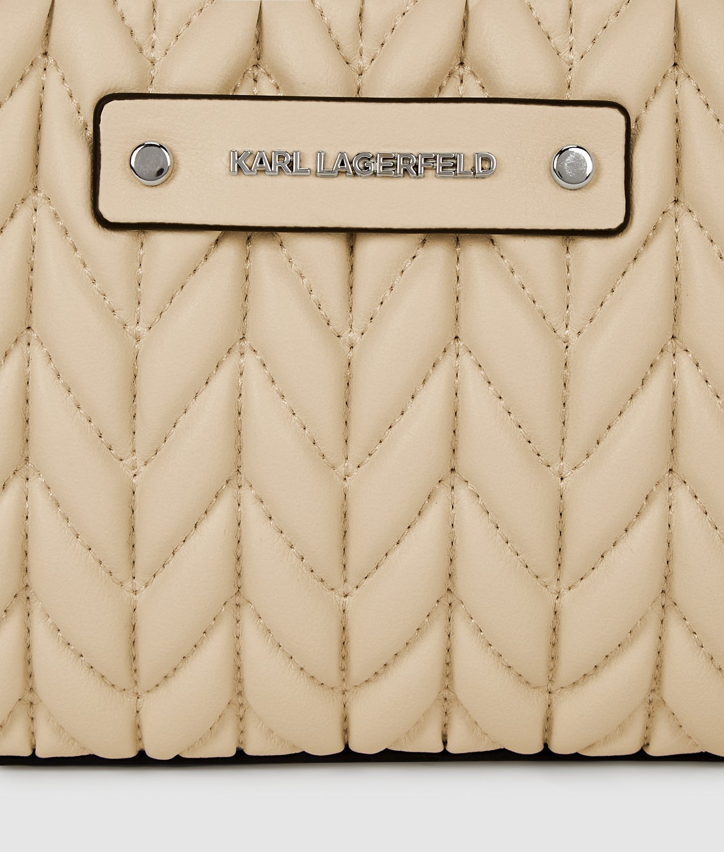 KarlLagerfeld Kweave Mini Shoulder Bag Safari