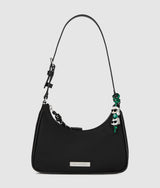 KarlLagerfeld Ikon Nylon Mini Shoulder Bag Black
