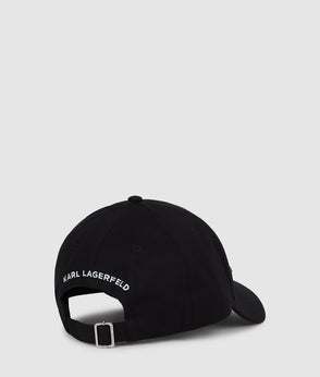 KarlLagerfeld Ikon Nylon Small Flap Backpack Black
