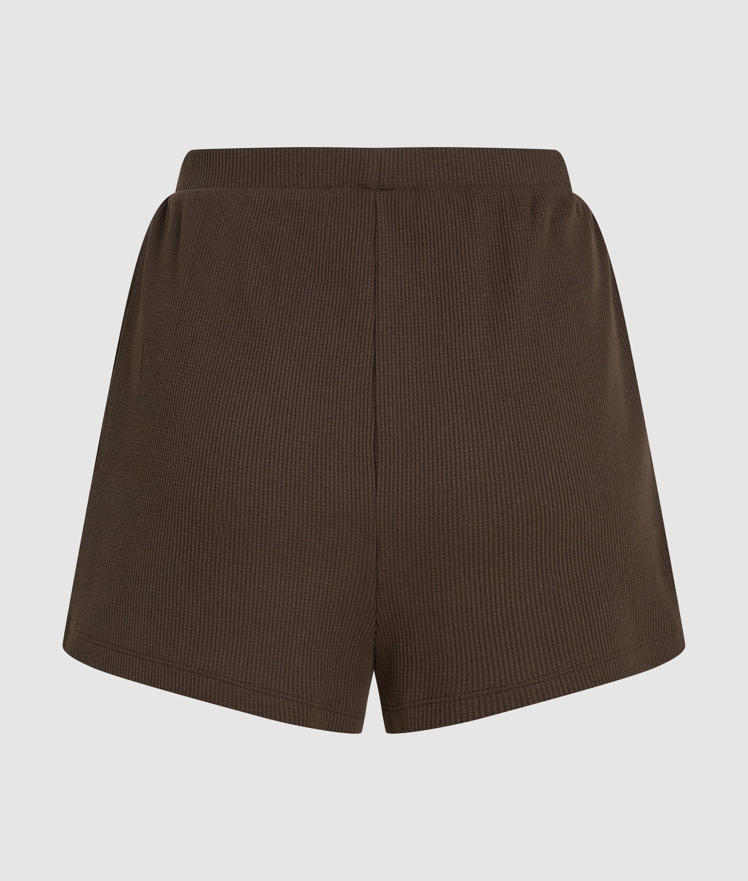 Karl Lagerfeld Waffle Loungewear Shorts Black Coffee