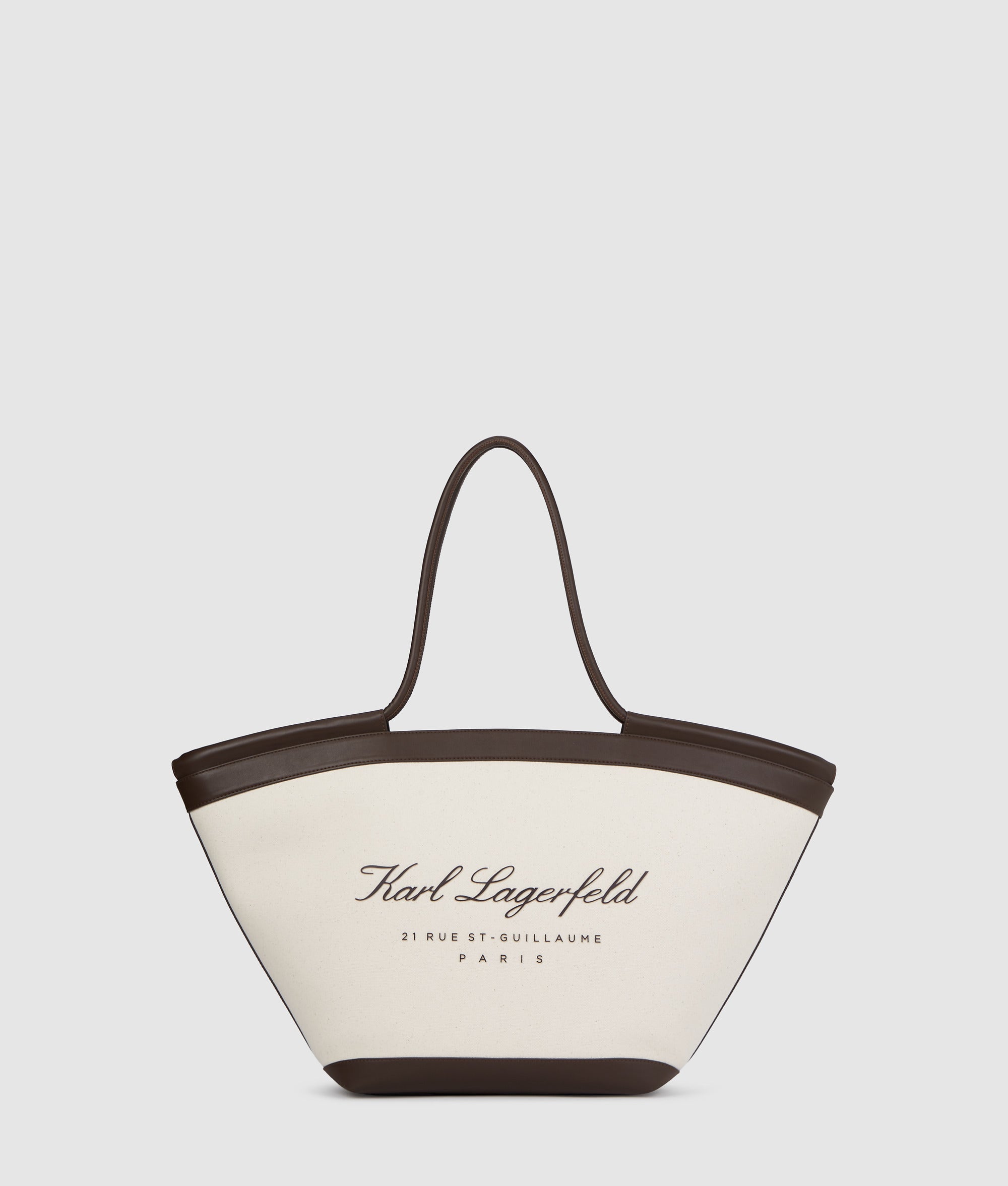 KarlLagerfeld Hotel Karl Large Beach Tote Bag Natural