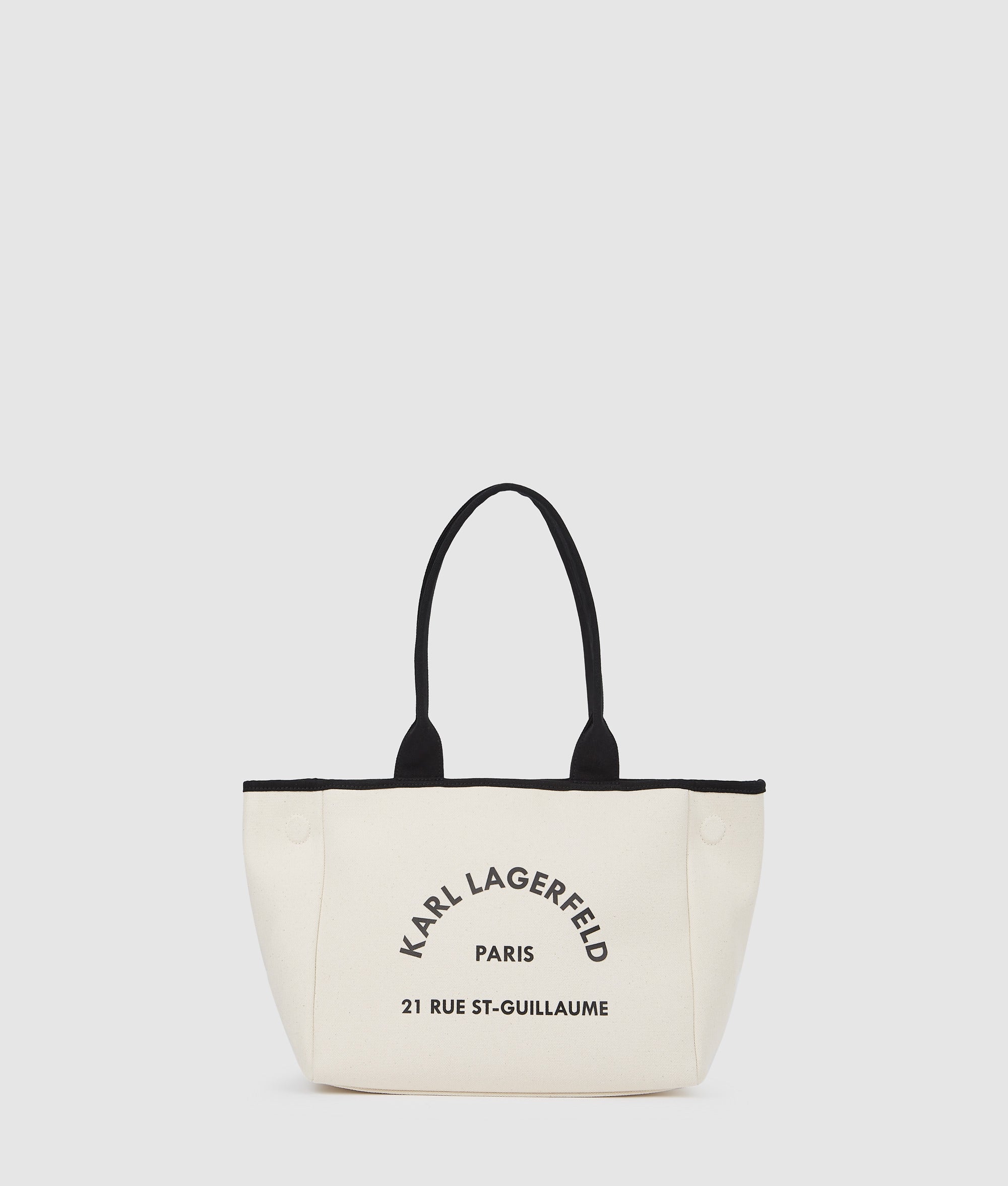 KarlLagerfeld Rue St-Guillaume Transformable Tote Bag Natural