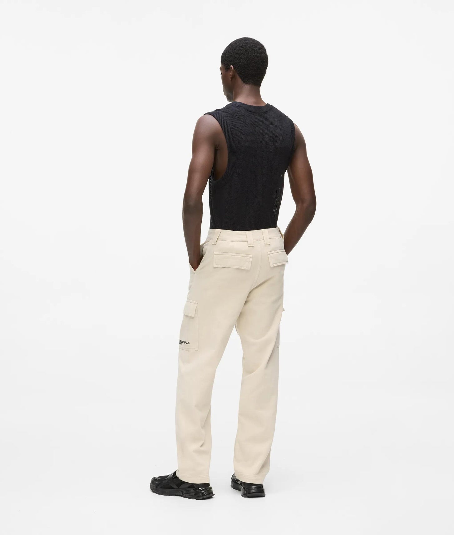 Karl Lagerfeld Cargo Pants Whitecap Grey