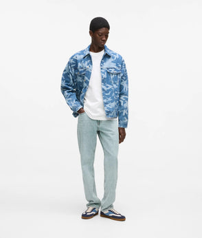 Karl Lagerfeld Relaxed Denim Vest Acid Light Blue