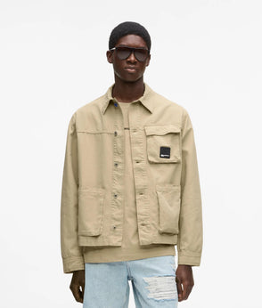 Karl Lagerfeld Washed Regular Sweatshirt Micro Chip
