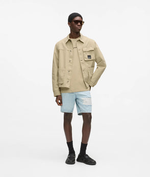 Karl Lagerfeld Washed Regular Sweatshirt Micro Chip