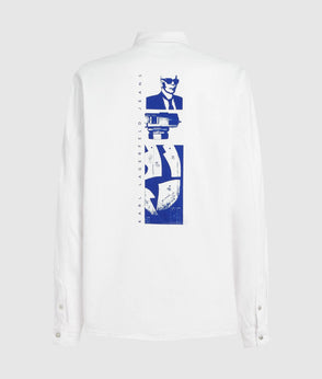 Karl Lagerfeld White Tapered Jeans White Denim