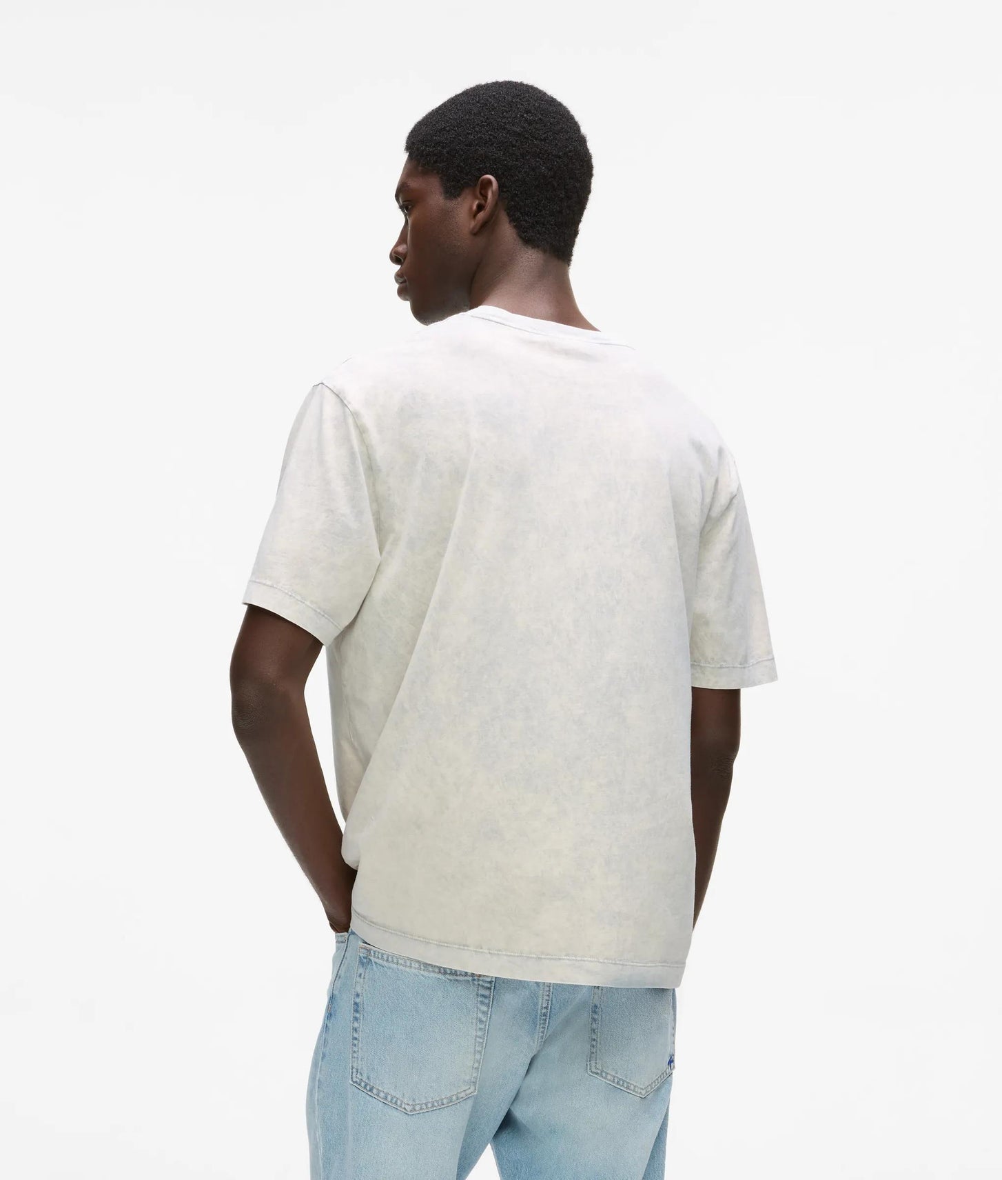 Karl Lagerfeld Washed Relaxed T-Shirt Micro Chip