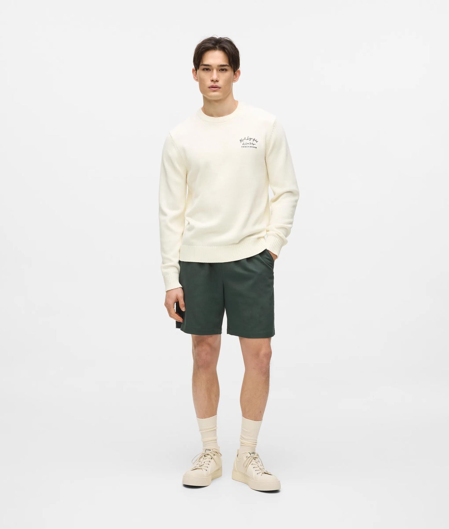 Karl Lagerfeld Côte D'Azur Sweater Cannoli Cream