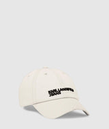 Karl Lagerfeld Distressed Logo Cap Vaporous Grey