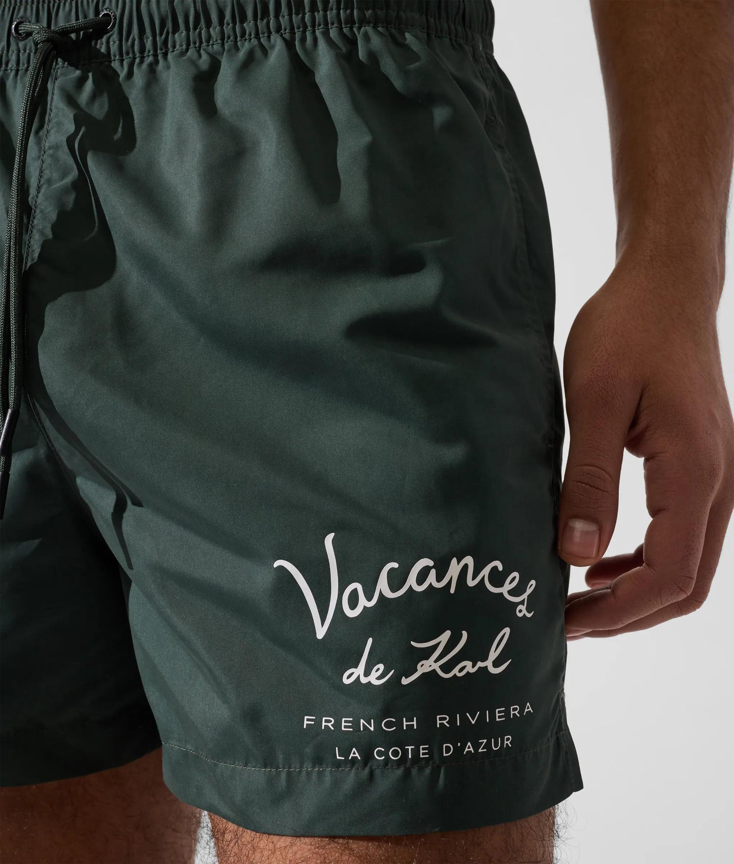 Karl Lagerfeld Vacances De Karl Short Boardshorts Deep Forest
