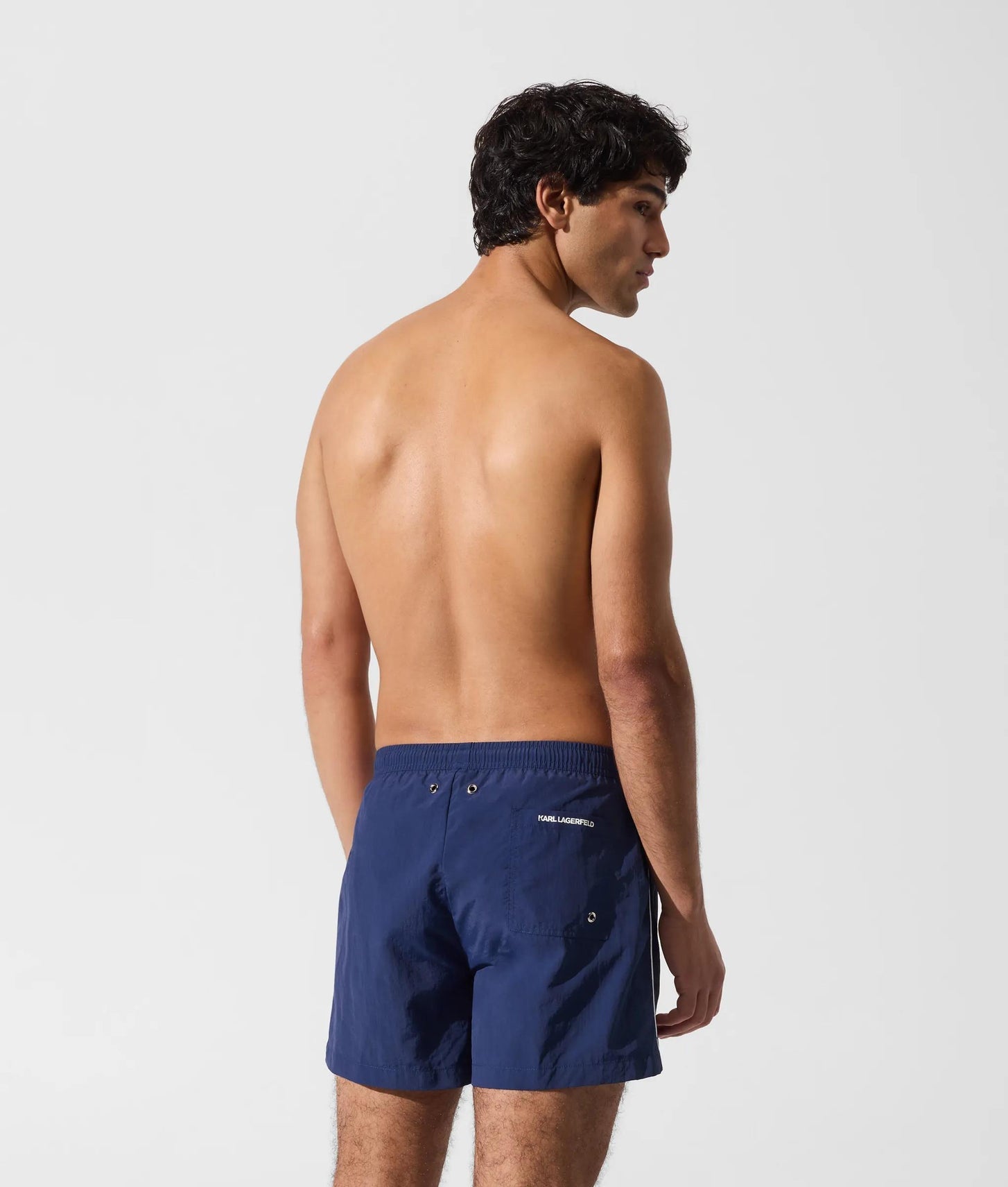 Karl Lagerfeld Nautical Short Boardshorts Medieval Blue