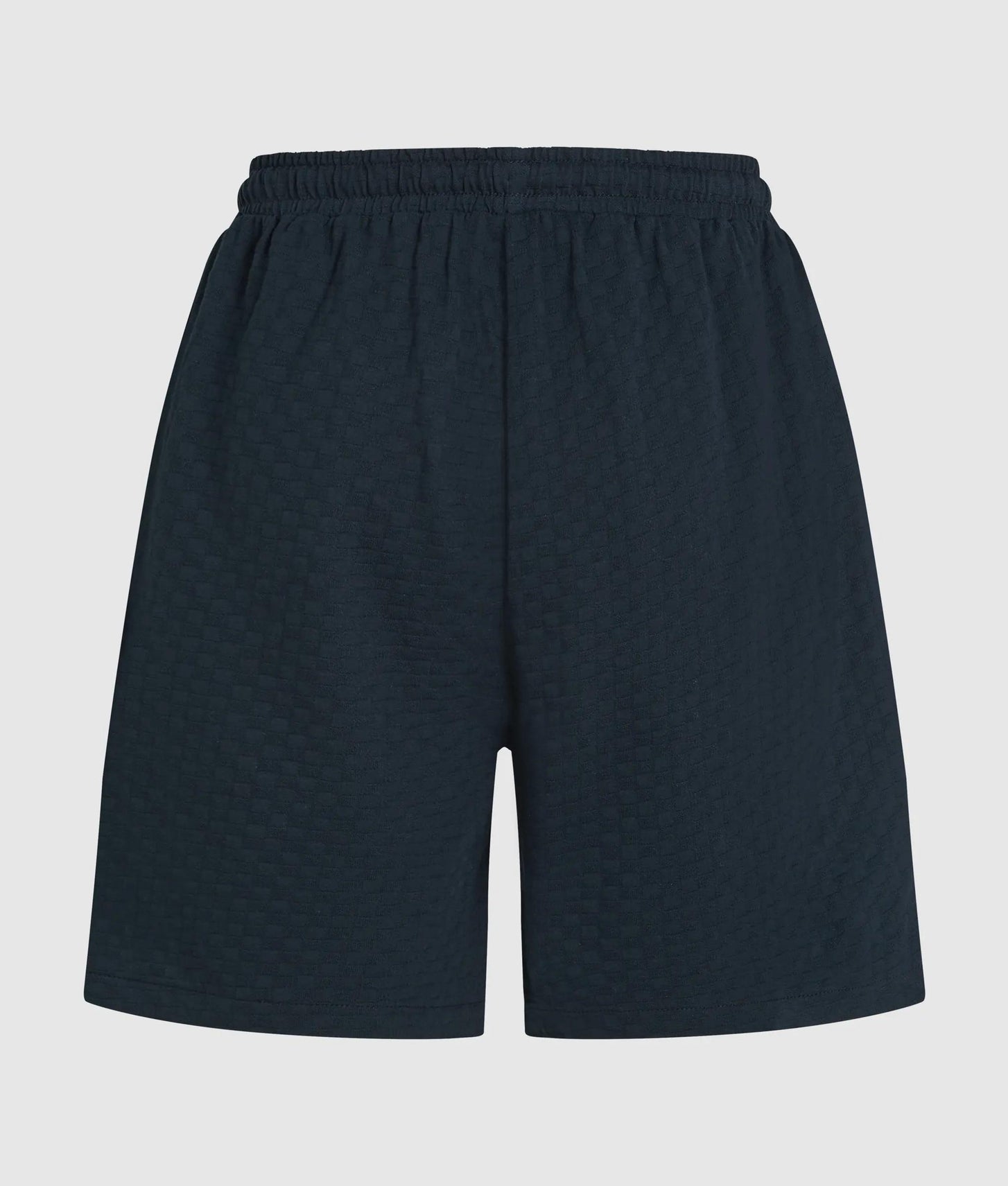 Karl Lagerfeld Checked Beach Shorts Navy