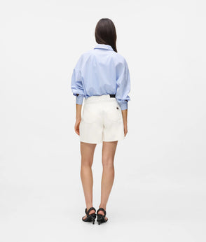 Karl Lagerfeld Ikon Striped Shirt White And Blue Stripes