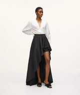 Karl Lagerfeld Kl Studio Ruffle Skirt Black