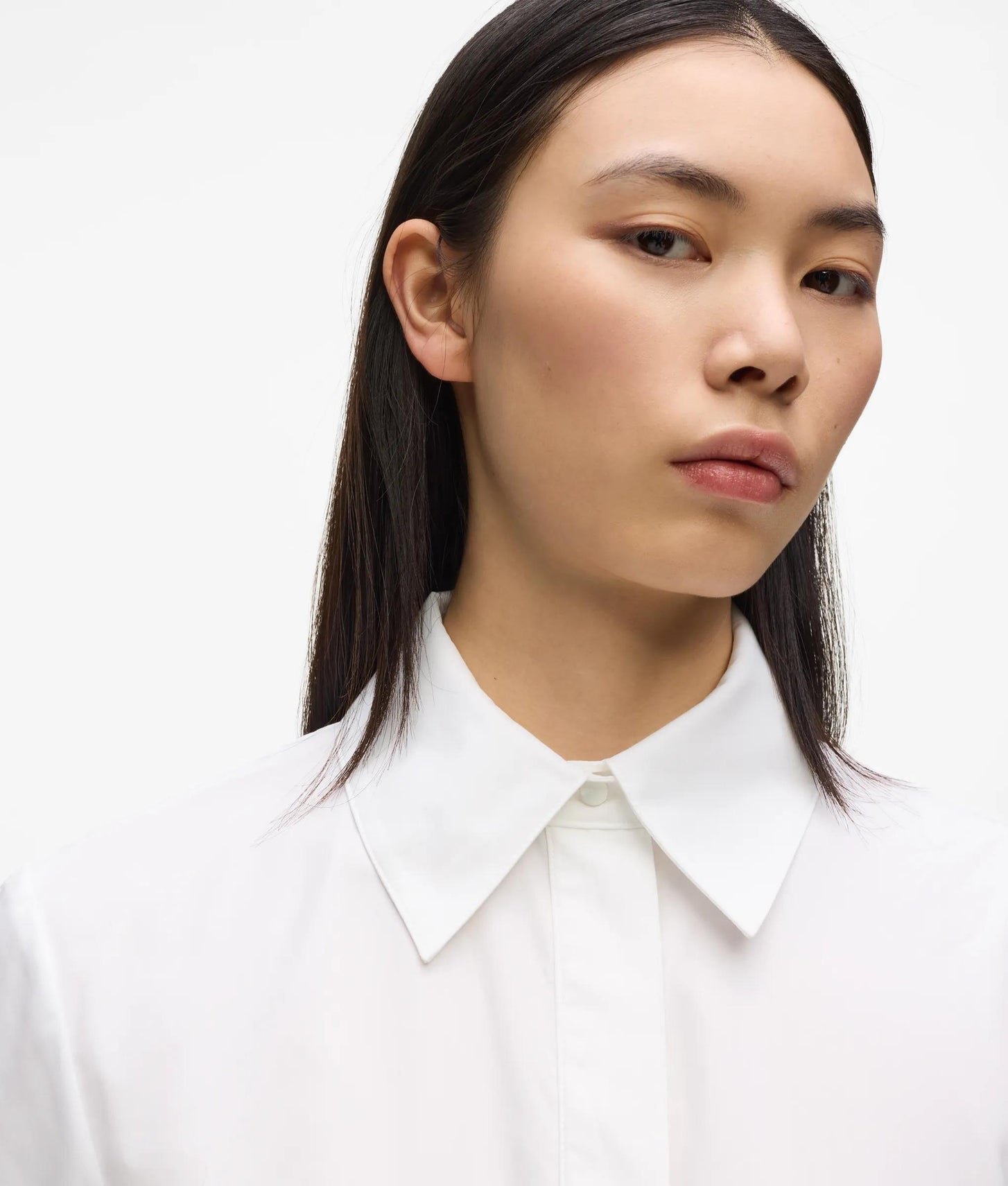 Karl Lagerfeld Midi Shirt Dress White