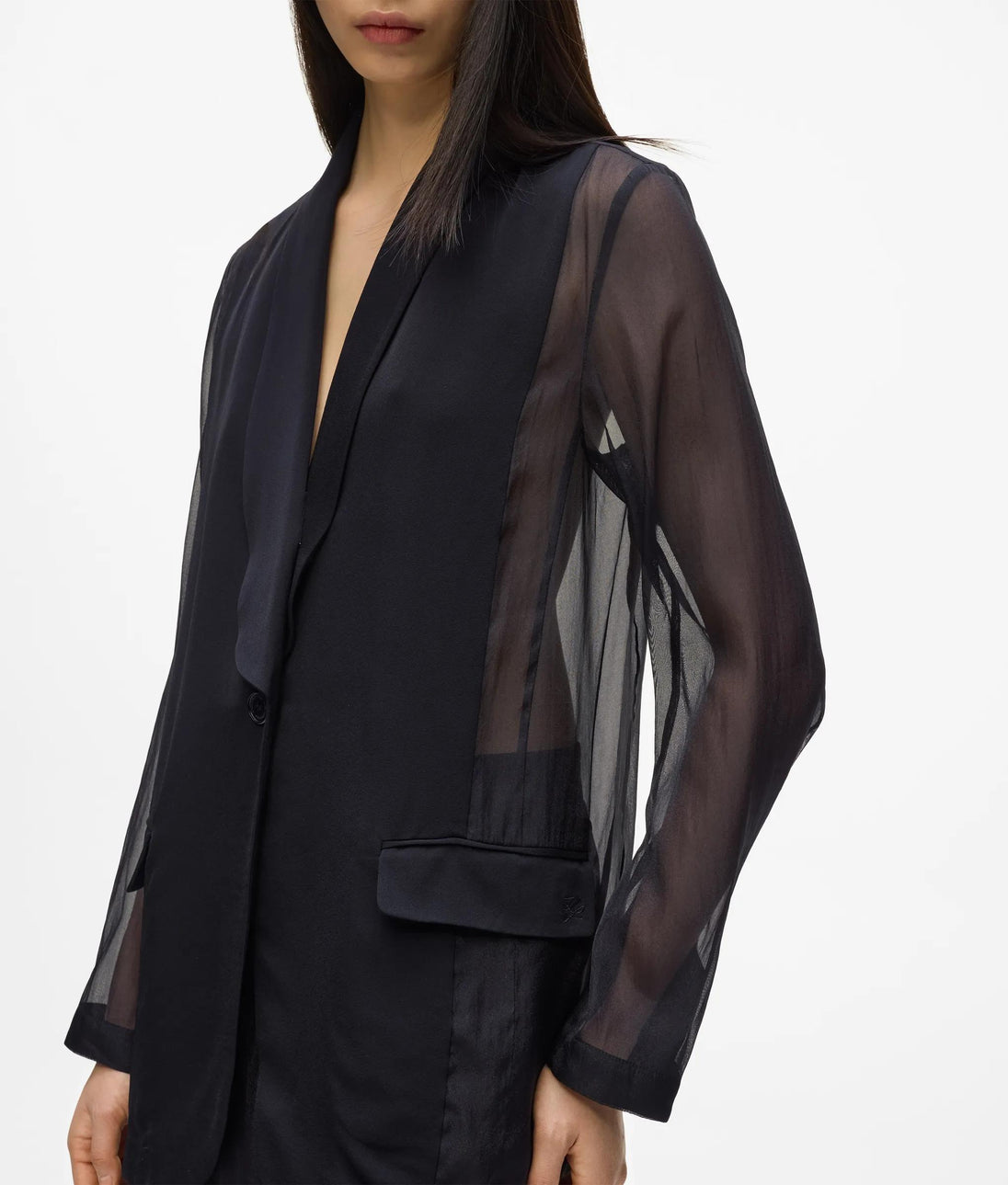 Karl Lagerfeld Organza Pants Black