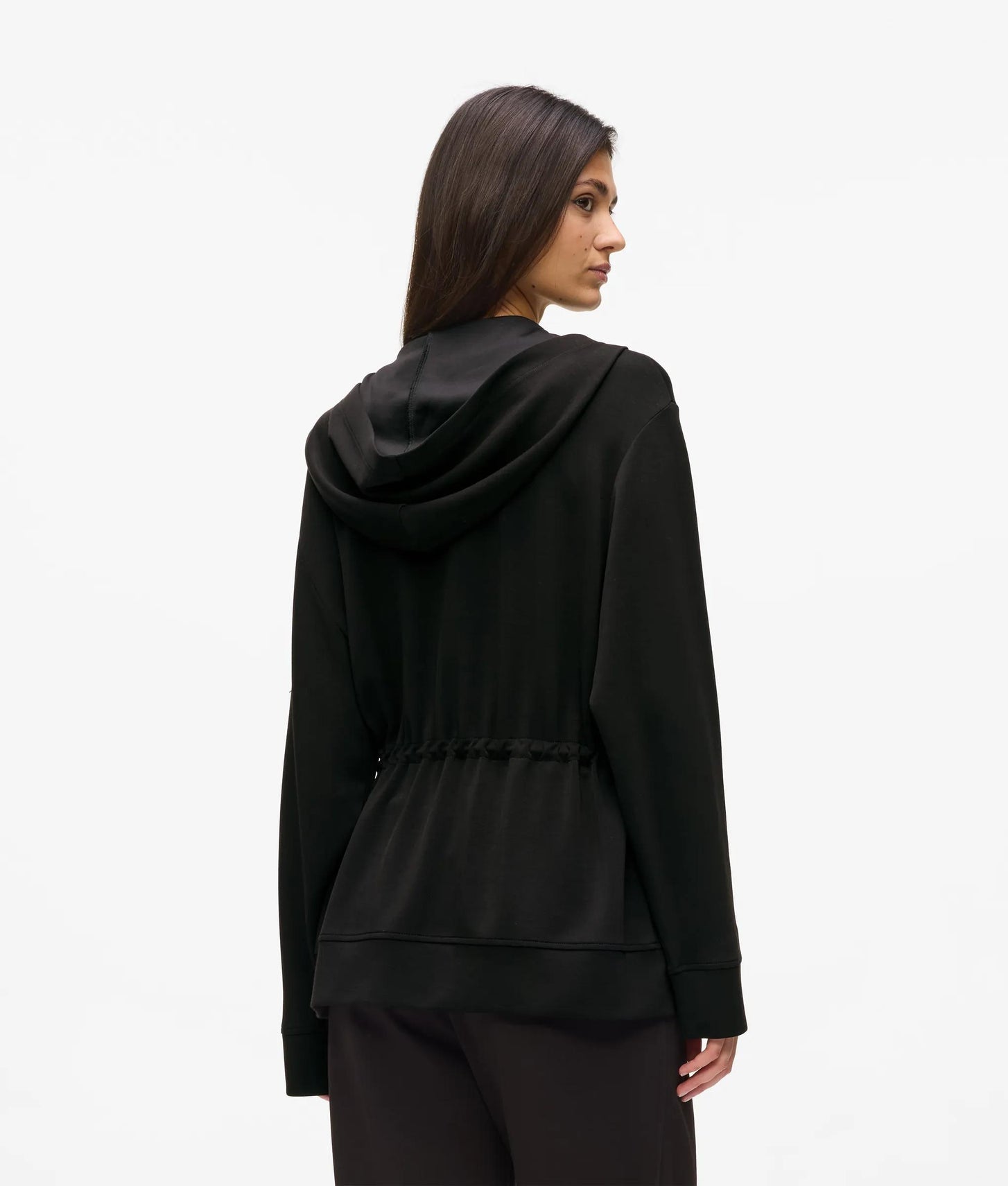 Karl Lagerfeld Rue St-Guillaume Zip-Up Hoodie Black