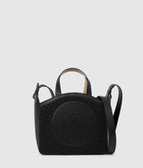 KarlLagerfeld Kcircle Small Mesh Tote Bag Black