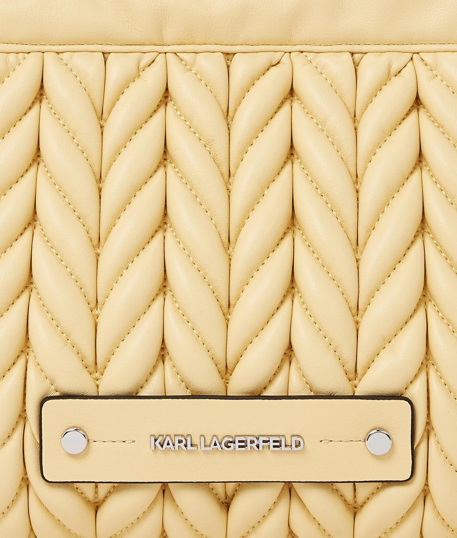 KarlLagerfeld Kweave Chain Crossbody Bag Sunlight