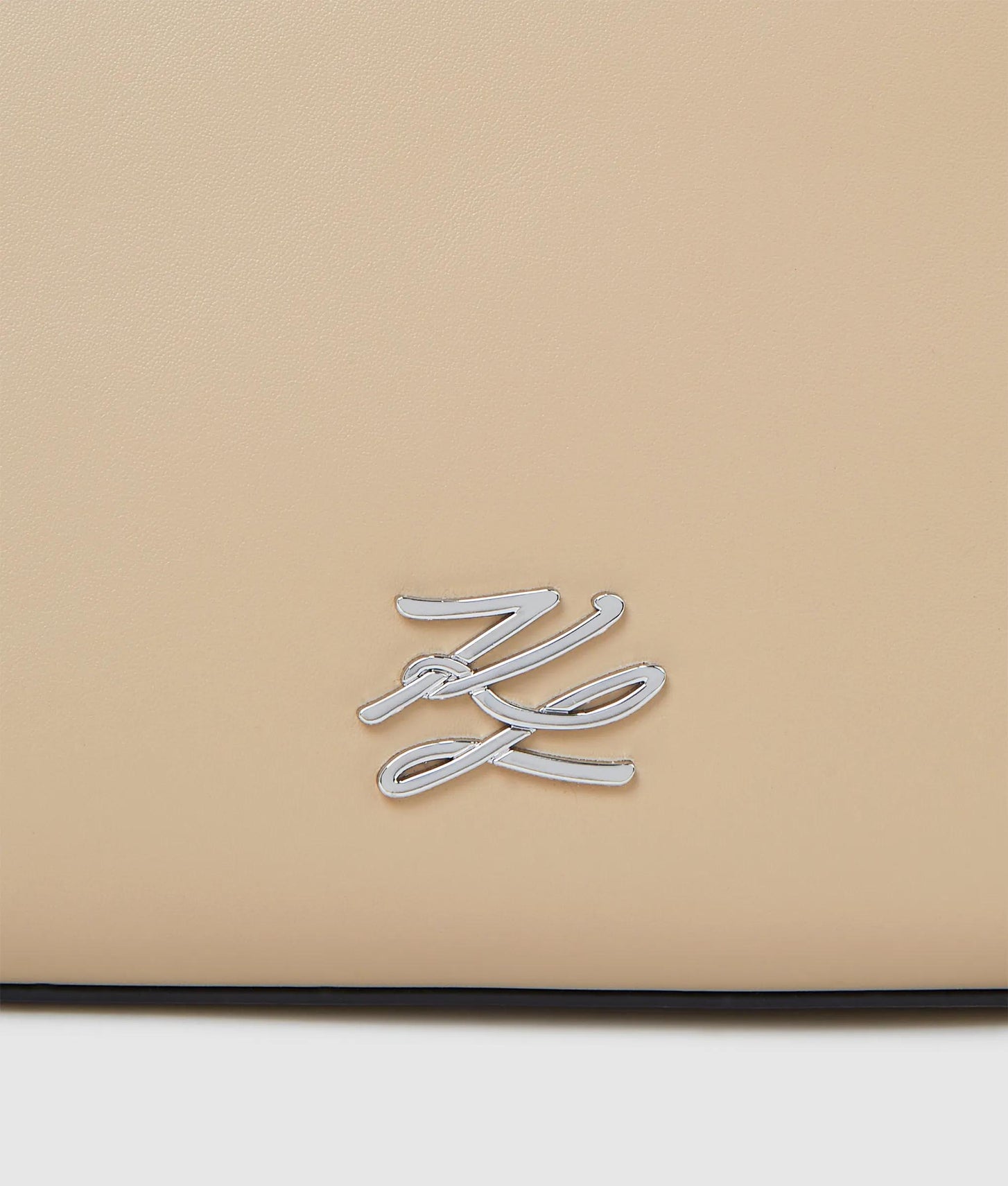KarlLagerfeld Kautograph Medium Bowling Bag Safari