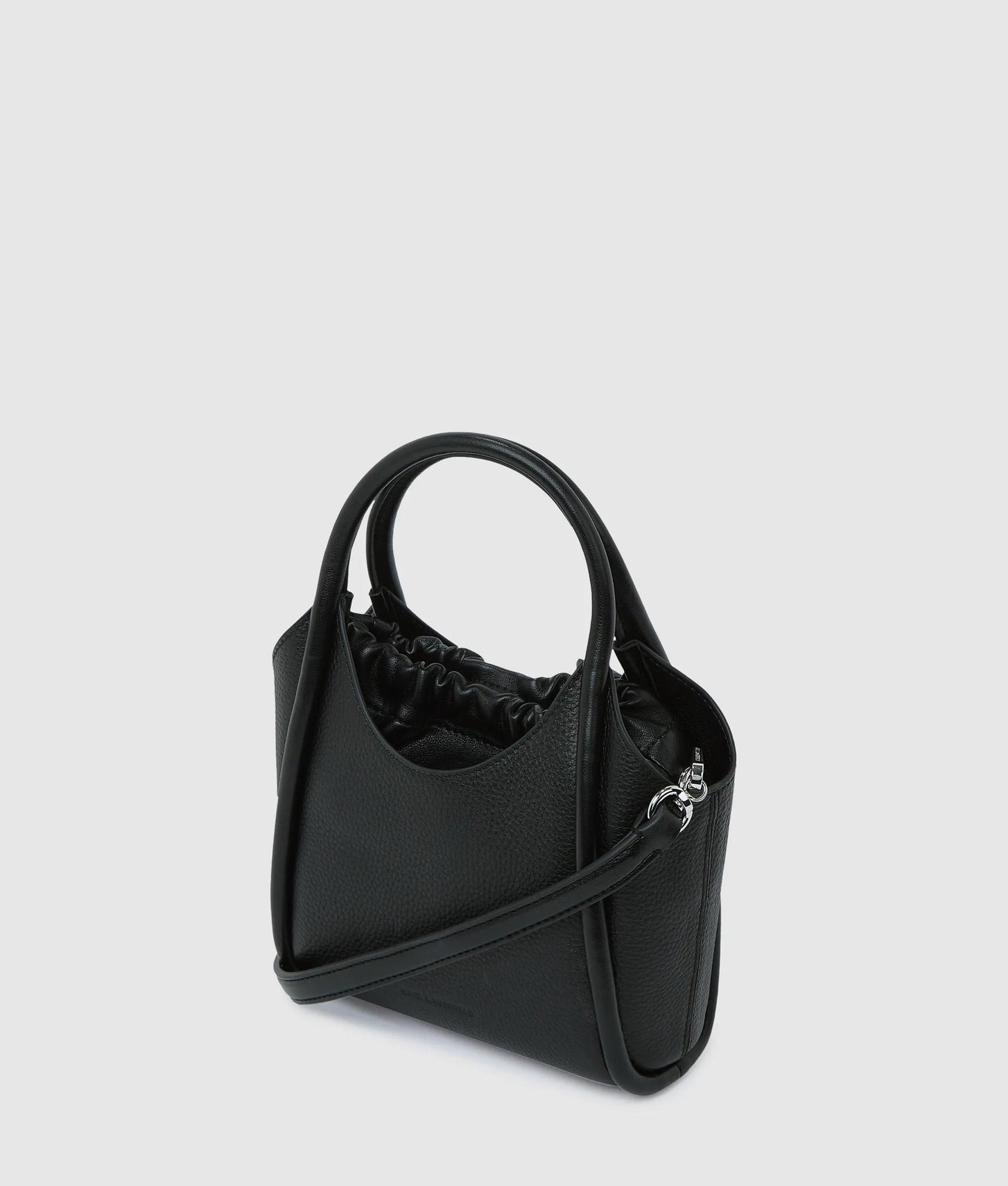 KarlLagerfeld Kautograph Patch Mini Tote Bag Black-Nickel