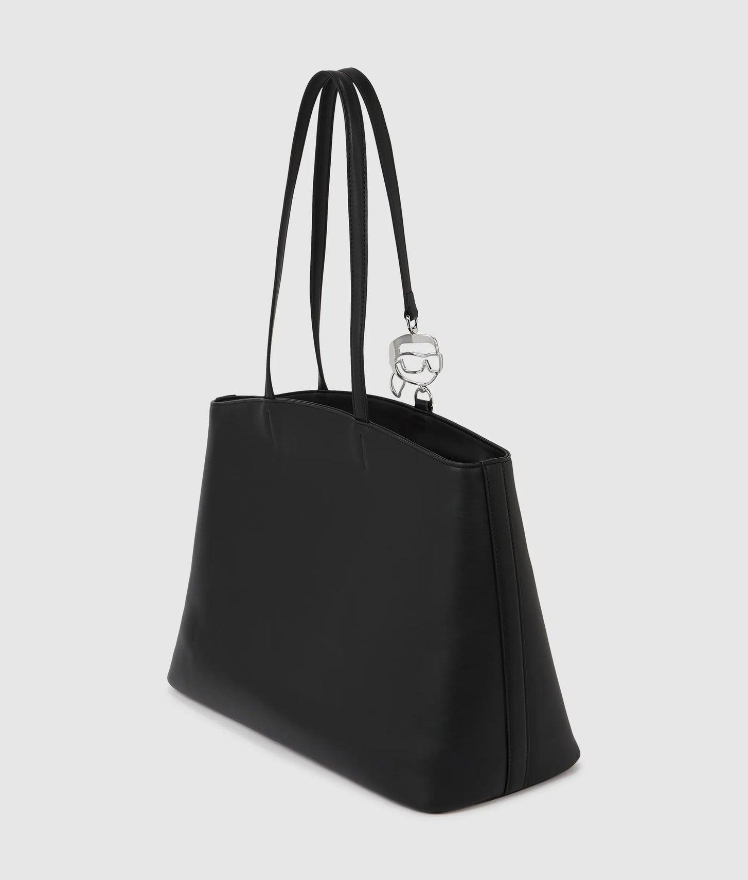 KarlLagerfeld Ikon Smooth Large Tote Bag Black